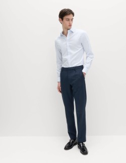 Slim Fit Ultimate Non Iron Cotton Striped Shirt