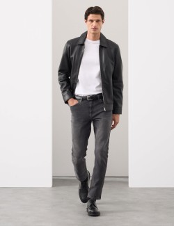 Strečové džíny úzkého střihu s 360 pružností