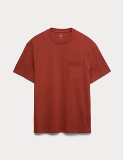 Pure Cotton Midweight Pocket T-shirt