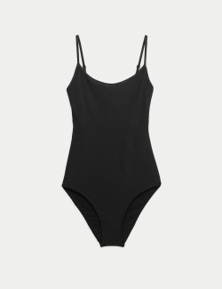 Košilkové plavky s oválným výstřihem