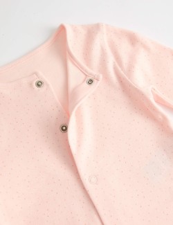 3 Pack Pure Cotton Printed Sleepsuits (0-3 Yrs)