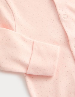 3 Pack Pure Cotton Printed Sleepsuits (0-3 Yrs)