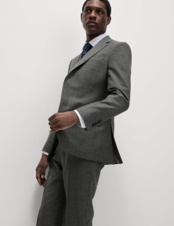 Regular Fit Pure Wool Suit Jacket