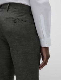 Regular Fit Pure Wool Suit Trousers