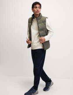 Mikina volného střihu s kulatým výstřihem a vysokým podílem bavlny