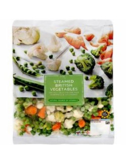 Zeleninová směs předvařená v páře – brokolice, květák, hrášek, mrkev odrůdy Chantenay