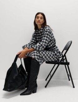 Pure Cotton Checked Shirt
