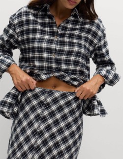 Pure Cotton Checked Shirt