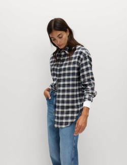 Pure Cotton Checked Shirt