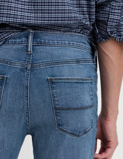 Strečové džíny rovného střihu