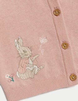 Pure Cotton Peter Rabbit™ Cardigan (0-3 Yrs)