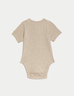 2pk Cotton Rich Bodysuits (6½lbs-3 Yrs)