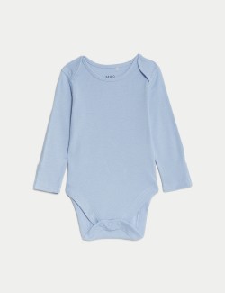 5pk Pure Cotton Bodysuits (6½lbs-3 Yrs)