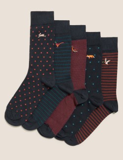 5 párů ponožek se zvířecím...