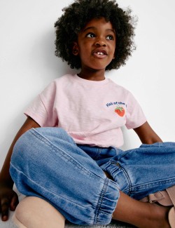 Denim Cuffed Cargo Jeans (2-8 Yrs)
