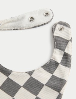 3 Pack Cotton Rich Printed Dribble Bibs