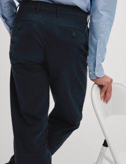 Strečové chino kalhoty volného střihu