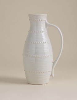 Shaped Bobble Ceramic Jug
