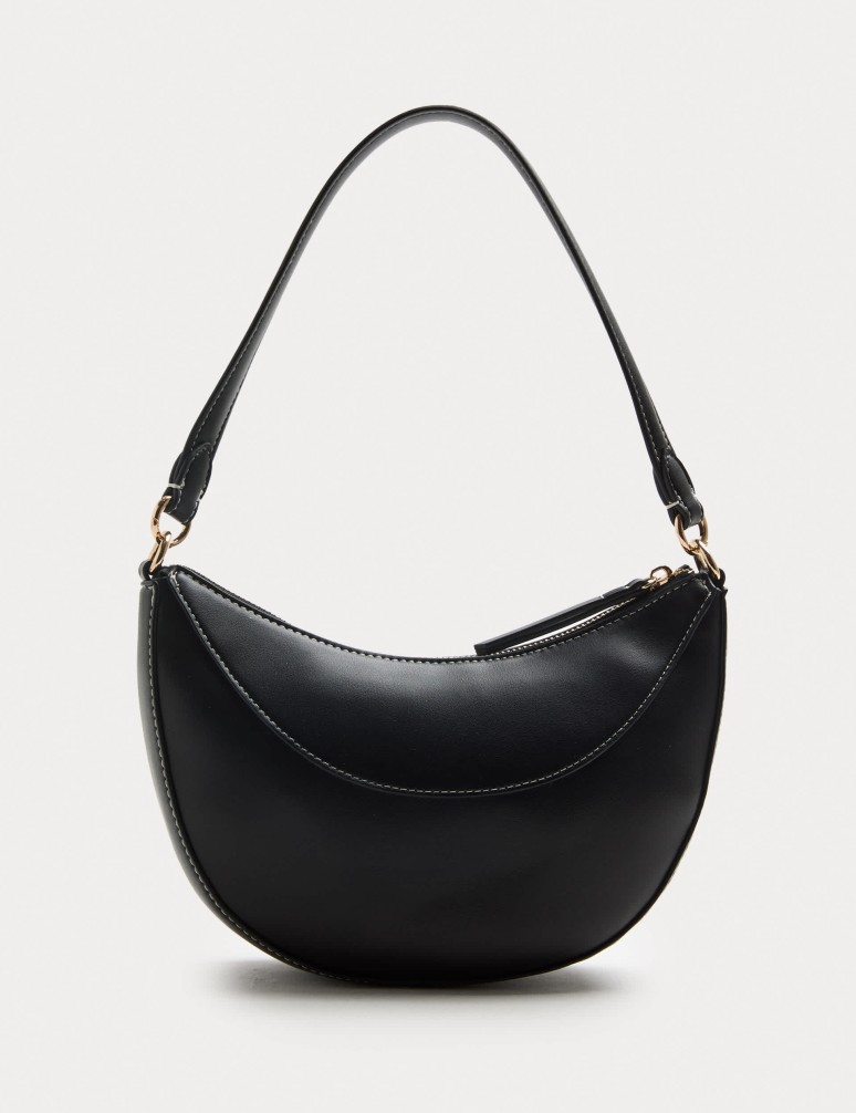 Taška přes rameno s kontrastním prošíváním