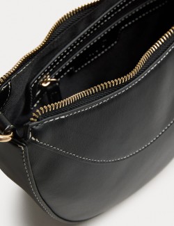 Taška přes rameno s kontrastním prošíváním