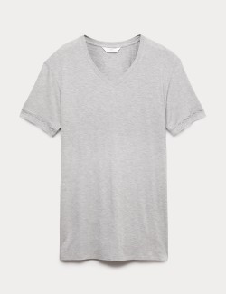 Noční košile s krajkovým lemem