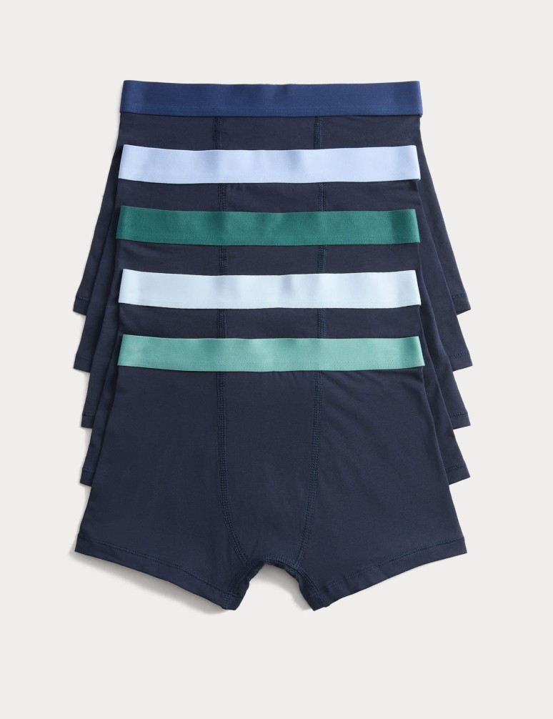 Trenýrky s vysokým podílem bavlny (5–16 let), sada 5 ks