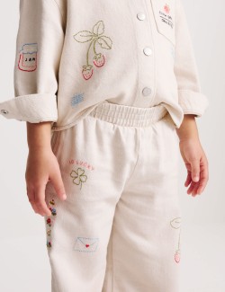 Denimové džíny s výšivkou (1-8 let)