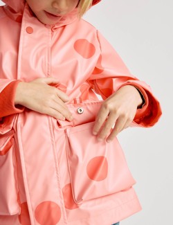 3 in 1 Polka Dot Fisherman Coat (2-8 Yrs)