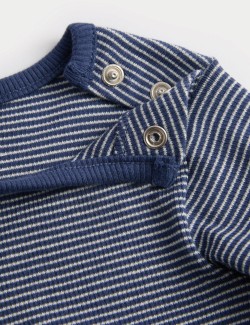 2pc Cotton Rich Strawberry Dungaree Outfit (0-3 Yrs)