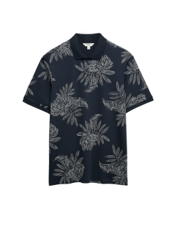 Polotričko s potiskem listu z čisté bavlny