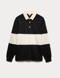 Rugbyová piké košile s vysokým podílem bavlny