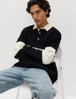 Rugbyová piké košile s vysokým podílem bavlny