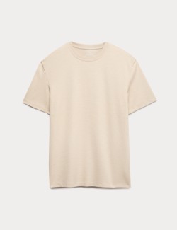 Cotton Rich Ultimate Performance Striped T-Shirt