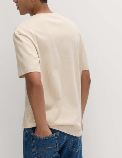 Cotton Rich Ultimate Performance Striped T-Shirt