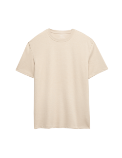 Cotton Rich Ultimate Performance Striped T-Shirt