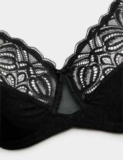 Amelia Lace Wired Minimiser Bra (C-H)