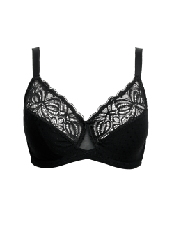 Amelia Lace Wired Minimiser Bra (C-H)
