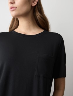 Pocket Detail Pyjama Top