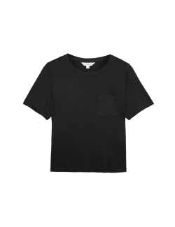 Pocket Detail Pyjama Top