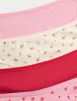 5pk Cotton Lycra™ Brazilian Knickers
