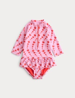 Heart Print Swimsuit (2-8 Years)