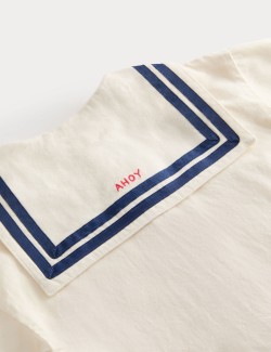 2 Piece Sailor Shirt Outfit (0-3 Yrs)