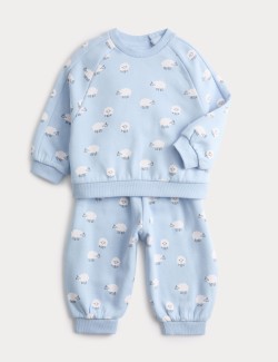 2 Piece Cotton Rich Sheep Outfit (0-3 Years)