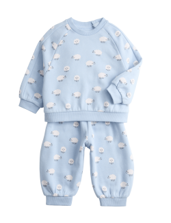 2 Piece Cotton Rich Sheep Outfit (0-3 Years)