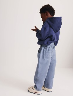 Mikina s kapucí, grafickým motivem ředkvičky a vysokým podílem bavlny (2–8 let)