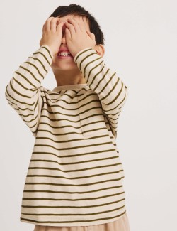 Proužkovaný top ze 100% bavlny (2–8 let)