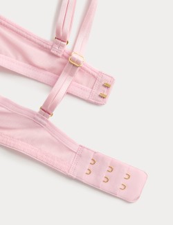 Leah Embroidery Wired Demi Cup Bra (A-E)