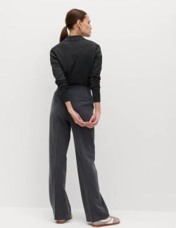 Tailored Relaxed Straight Leg Trousers
