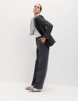 Tailored Relaxed Straight Leg Trousers