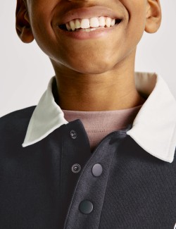 Ragby mikina s vysokým podílem bavlny (6–16 let)